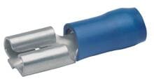 Klauke 730 Flachsteckhülsen, 1,5-2,5qmm, blau