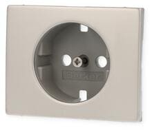 Berker 47157004 Steckdose SCHUKO, K.5, Edelstahl, Metall mattiert