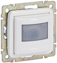 Legrand CREO 2-Leiter Bewegungsmelder ohne Neutralleiter mit Handschalter; Erfassungsbereich: 170°; 100W LED; Farbe: Ultraweiß (775772A)