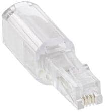 InLine Twist-Stop, Entwirrer für Kabel von Telefonhörer, schmale kurze Bauform (18890L)