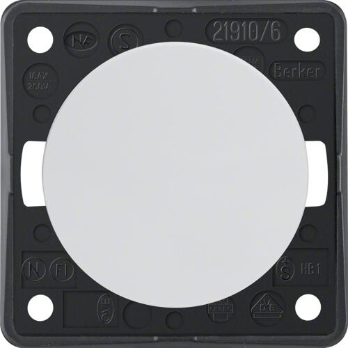 Berker 936562509 Wechselschalter, Integro - Design Flow/Pure, polarweiß glänzend