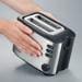 Severin AT 2514 Automatik-Toaster, 2 Scheiben, 850W, edelstahl-schwarz