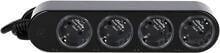 Shelly Power Strip 4 Gen4 smarte Steckdosenleiste, schwarz (Shelly_PS4_Gen4_s)