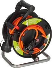 Brennenstuhl Garant G Bretec IP44 Gartenkabeltrommel mit recycelten Kunststoff-Komponenten, 23m, schwarz (1148500)