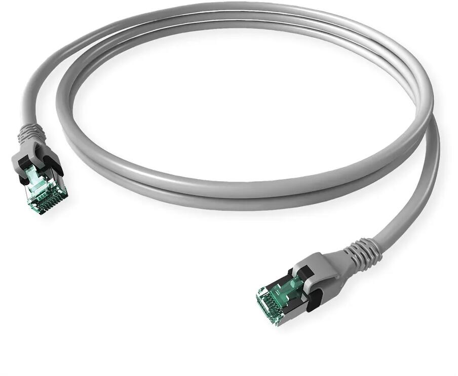 EasyLan DualBoot Patchkabel Kat6A PushPull Länge 3m, grau (CPP1OAAAAA0030)