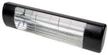 Schultze HWP2-2B Halogen Wärmestrahler, 2000W, 220-240V, IP55, schwarz