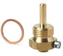 Siemens WZT-M35 Tauchhülse G 1/2 B, 35 mm, für Temperaturfühler Ø 5,2x45 mm, inkl. Dichtung, messing (S55563-F103)