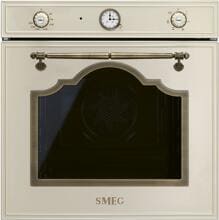 Smeg SF67C1PO EEK: A Einbaubackofen, 59,7 cm breit, 70 L, Pyrolyse, 6 Backfunktionen, cremeweiß