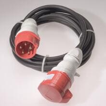 Schaum H07RN-F5G2,5mm², 32A CEE-Verlängerung, 10m, schwarz (436101)