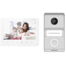 Hikvision Digital Technology DS-KIS101-P/FLUSH Video-Zugangssystem 2 MP 17,8 cm (7 Zoll) Silber, Weiß