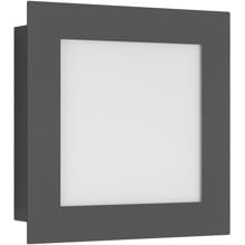 LCD Wandleuchte Typ 3007LED, 12W, 1000lm, 3000K, graphit