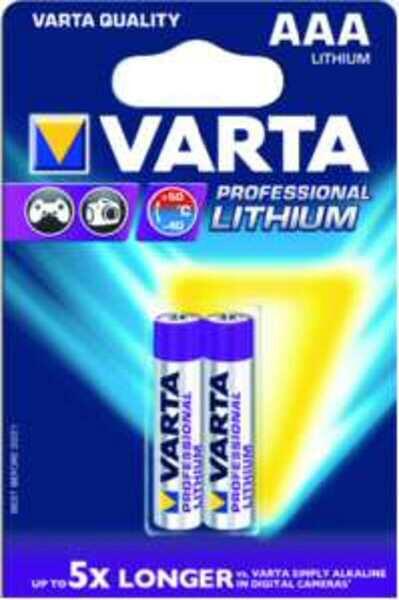 VARTA 6103 Professional Lithium Batterie AAA 1,5V 1100mAh
