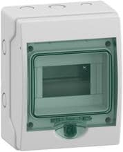 Schneider Electric Kaedra Mureva Enclosure Mini-Kleinverteiler, 6 TE, IP65, hellgrau (13442)