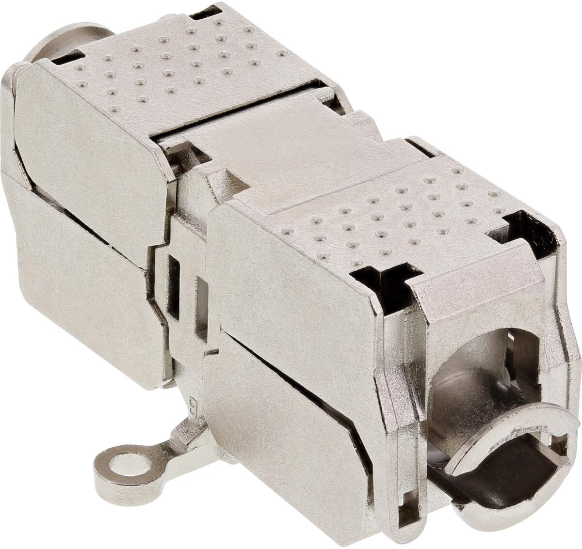 InLine Kabelverbinder Cat.6A, mit LSA-Technik, geschirmt (69992C)