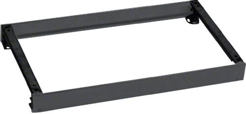 Hager FZ912WE Sockelleiste für Anreihstandverteiler IP41, Höhe 100mm, RAL9005, 600x400 (BxT)