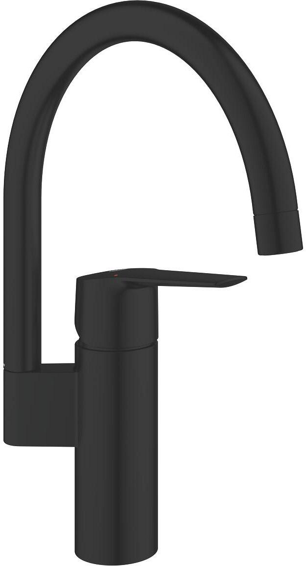 Moen Essie Küchenarmatur Mattschwarz – Einhebel, Hoher Auslauf, Berührungslos Mit MotionSense, Power Clean
