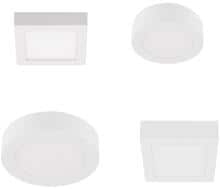 EVN FLAT OUT LED Anbaupanel, IP44, 3000K, 4000K, weiß