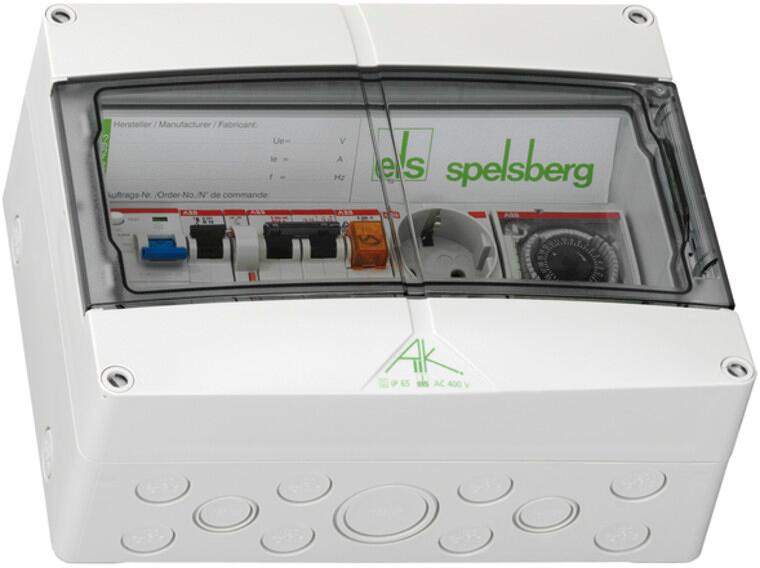 Spelsberg AK 12 Kleinverteiler, 12 Teilungseinheiten 1-reihig, IP65(73541201), grau