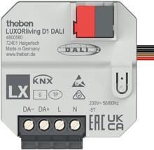 Theben LUXORliving D1 DALI Dimmaktor 1-fach, DALI-2, Unterputz, Smart Home (4800580)