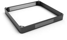 Enoc Sockelpaket belüftet, 600x570x100mm, 4 Sockelecken, 2x Blindblechen und 2 Ventilationsblechen inkl. Filter, schwarz (SOP 66 X1-DE-S)