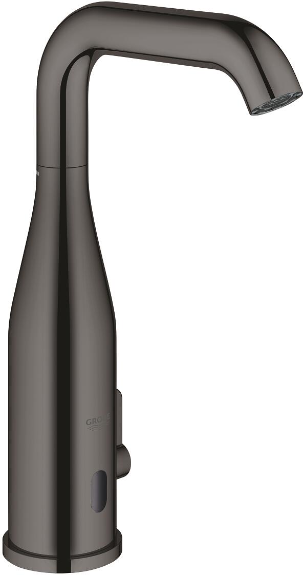 GROHE Essence E Infrarot-Elektronik für Waschtisch, DN 15 mit Mischung und variabel einstellbarem Temperaturbegrenzer, 6 V Lithium-Batterie, Typ CR-P2