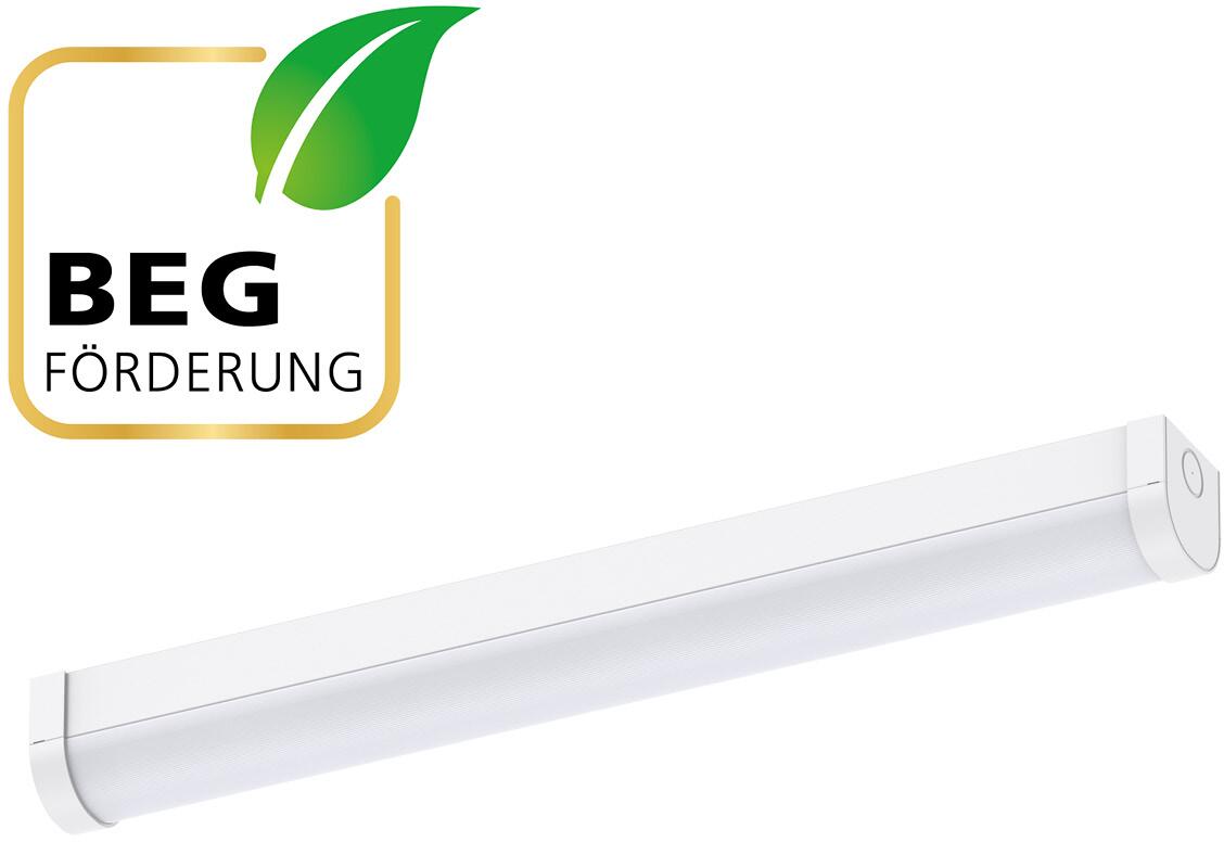 EVN LED Anbauleuchte, 600mm, IP20, 220-240V 10W, 13W, 16W, 20W, 3000K, 4000K, 5700K, 1400-3000lm, weiß (LAS600125)