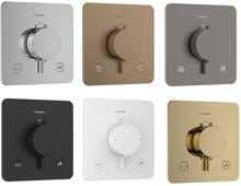 hansgrohe Ecostat Comfort Q Thermostat Unterputz für 2 Funktionen mit integrierter Sicherungskombination nach EN1717, Metall, 25,7 l/min