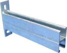 Erico KAA25H1050HD Strutmontageschiene-Konsole, 82x41x2,5mm, 1.050mm lang, Stahl (311451)