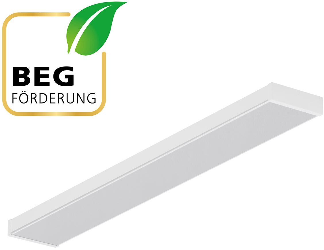 EVN OFFICIUM SWINGLED Pendelleuchte, rechteckig, transparent, 220-240V/AC/DC, IP40, 34-56W, 3000K, 4000K, 4080-7000lm, weiß (PTSU150125)