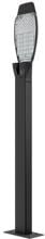 MENNEKES AMTRON 4Y/4B Standfuß für je eine Wallbox, rostfreier Stahl, schwarz (18663 )