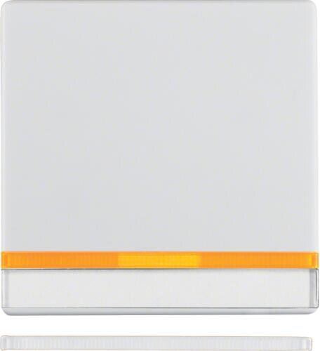 Berker 16286089 Wippe mit 2 beiliegenden Linsen und Beschriftungsfeld, Q.1/Q.3, polarweiß samt
