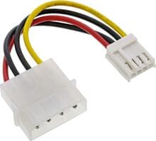 InLine Stromadapter, 13,34cm (5,25") Buchse zu 8,89cm (3,5") Stecker, 0,06m (26623A)