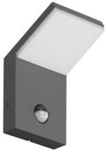 Brumberg INO LED-Wandanbauleuchte 230 V AC, 50Hz, 7,9W, 680lm, 3.000K, IP54, mit Sensor, schaltbar, graphit struktur (65121103)