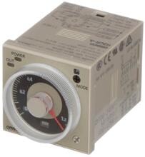 Omron H3CR-A 100-240VAC/100-125VDC Multifunktionszeitrelais, analog, 11-Pin, 48x48mm², 3 Eingänge, 0,05s..300h, 2W (667919)