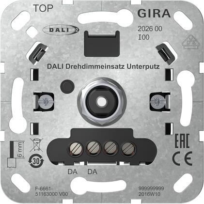 Gira DALI Drehdimmeins. UP Einsatz (202600)