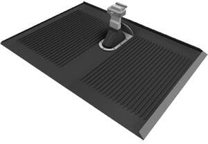 SL Rack Alpha-Platte grau inkl. Dachhaken Dachziegelersatzplatte mit leistungsfähigen Dachhaken - grau (11500-01)