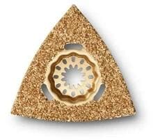 Fein 63731001210 Hartmetall-Raspel, Dreiecksform, Starlock, Kantenlänge 80mm (63731001210)