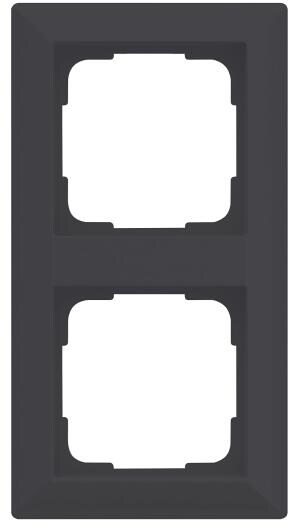 OPUS 55 INFORM Abdeckrahmen 2-fach anthrazit-seidenglanz (512.102.51)