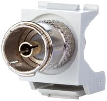 METZ CONNECT KOAX modul IEC-Buchse / F-Buchse, Keystone (130898-0203KI)