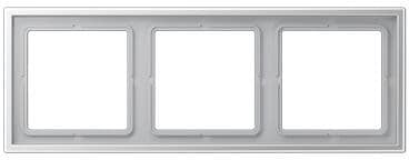 Jung LSZAL983BF Rahmen, 3fach, Aluminium
