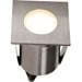 EVN LED Bodeneinbauleuchte - quadratisch - EDS IP65 - 220-240V - 2W - 3000K - 82lm, edelstahl (654120)