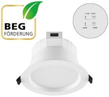 EVN CAMBIO LED Deckeneinbauleuchte, rund, IP54, weiß