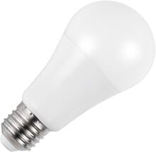 SLV LED A60 Smart, E27, RGBW, LED-Leuchtmittel, 9.5 W, 1800-6500K, CRI 90, 190°, Dim-to-Warm, Zigbee, weiß (1010466)