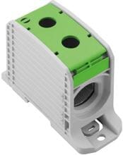 Weidmüller WPD 133 1X300/1X300 GN Potentialverteilerklemme, Schraubanschluss, 300qmm, 520A, 1000V, 2 Anschlüsse, grün (2502870000)