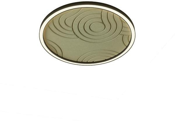 Brumberg Akustikpaneel Devon Cirlce Inlay ̃ 800 mm, ink.Befestigungsmaterial für Profilhöhe 35 mm, struktur, sage (85701580)