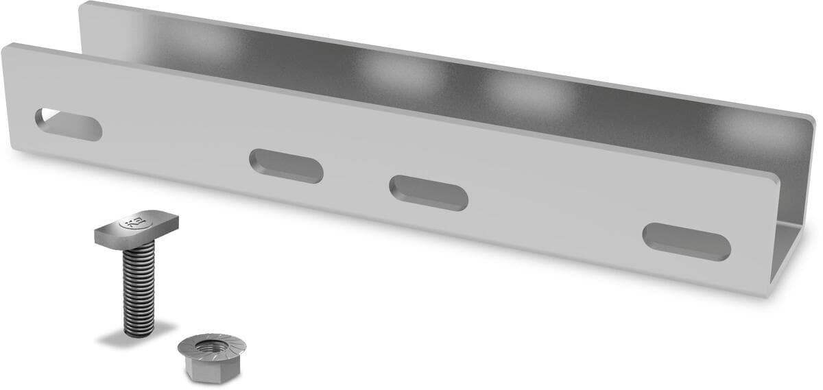 K2 Systems 2001976 Schienenverbinder-Set, SingleRail 36, aluminium