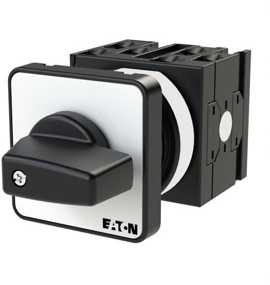 Eaton T0-3-8007/E Spannungsmesserumschalter, T0, 20 A, Einbau, 3 Baueinheit(en), Kontakte: 6, 45 °, rastend, mit 0-Stellung, Phase/Phase-0-Phase/N, Ab