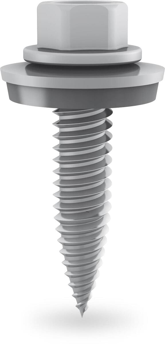 K2 Systems gewindeformende Blechschraube 6x25mm, mit Dichtscheibe, Edelstahl (2002937)