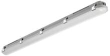 Brumberg LED-Feuchtraum-Wannenleuchte HUMID ONE 4.000 K, Betriebsgerät schaltbar, grau matt