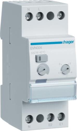 Hager EVN004 Ferndimmer, Dimmer Universal Komfort, 500W, LED/ESL